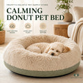 Fruffy’s Cozy Bolster Pet Bed with Removable Cushion