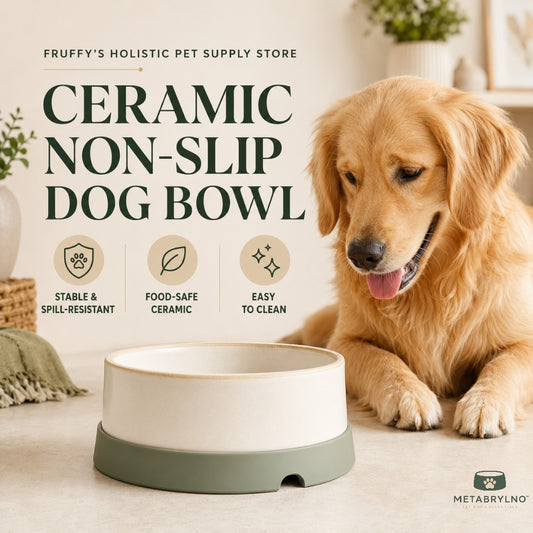 METABRYLNO™ Premium Ceramic Non-Slip Dog Bowl